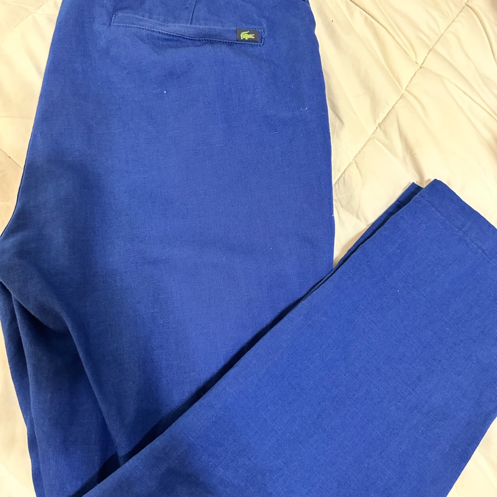 Lacoste slim fit pants